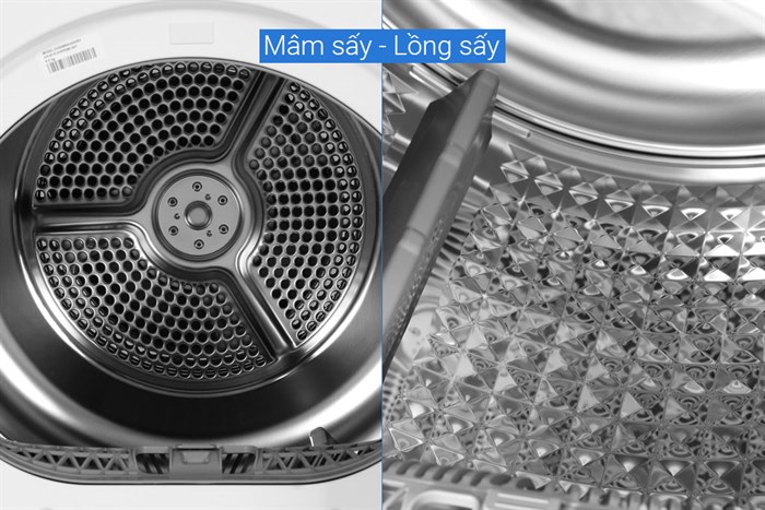 Máy Sấy Bơm Nhiệt Samsung Bespoke AI 9 Kg DV90BB9440GH/SV